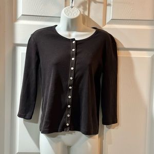 Black The Limited 3/4 Sleeve Top